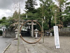 玉前神社の茅の輪