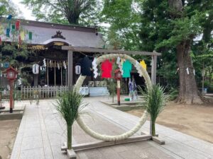 麻賀多神社の茅の輪