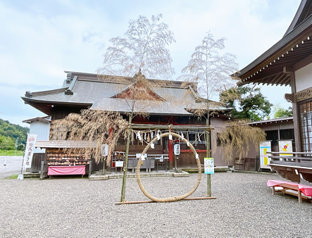 鶴峯八幡宮の茅の輪