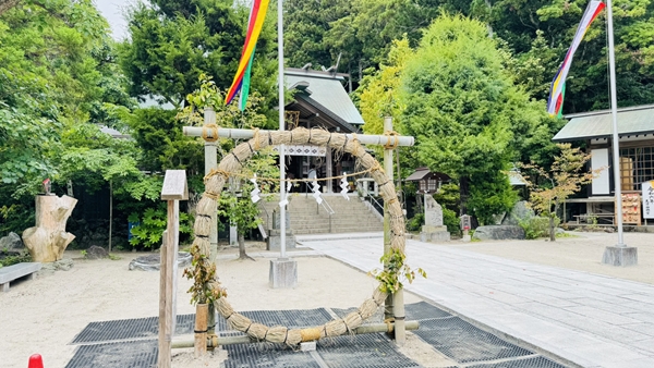 天津神明宮の茅の輪