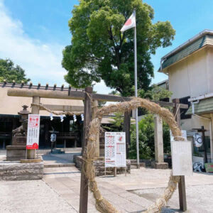 寒川神社の茅の輪