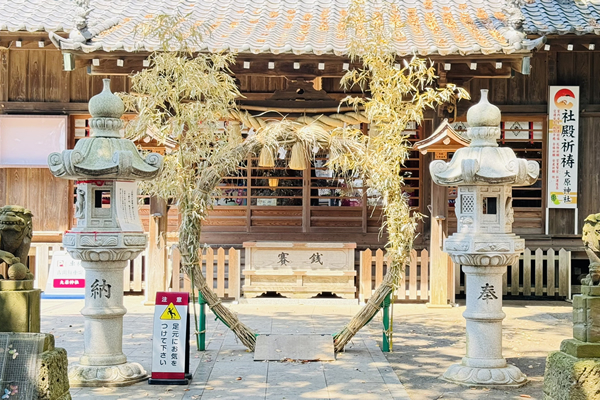 大原神社の茅の輪