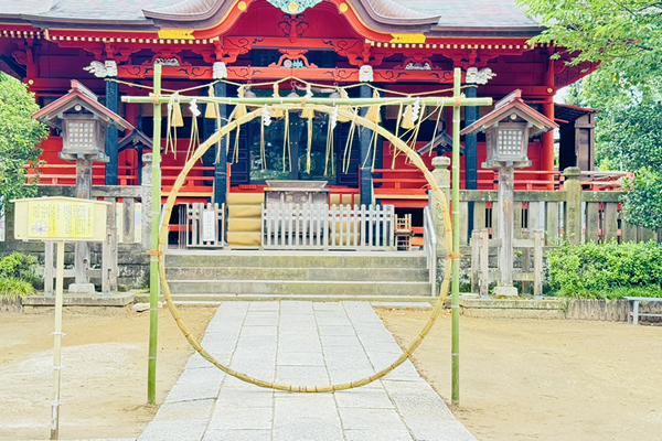 飯香岡八幡宮 茅の輪