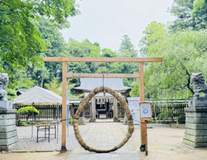 小御門神社　茅の輪