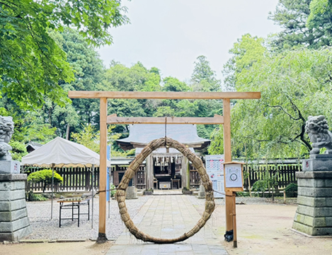 小御門神社 茅の輪