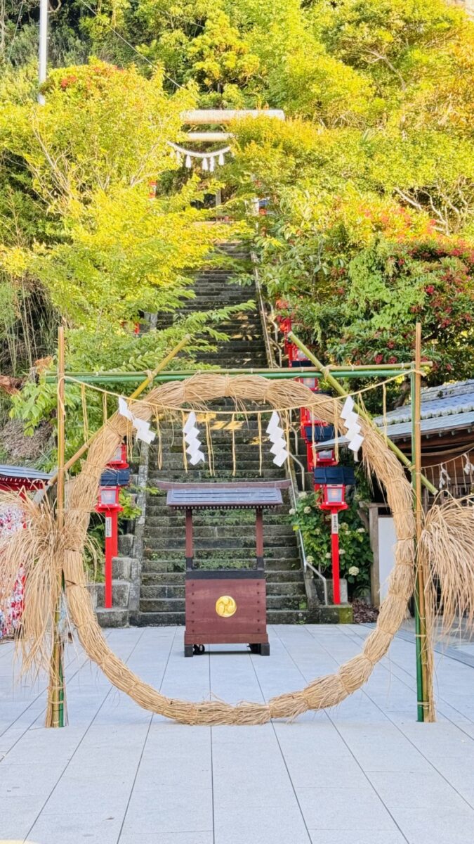 遠見岬神社の茅の輪