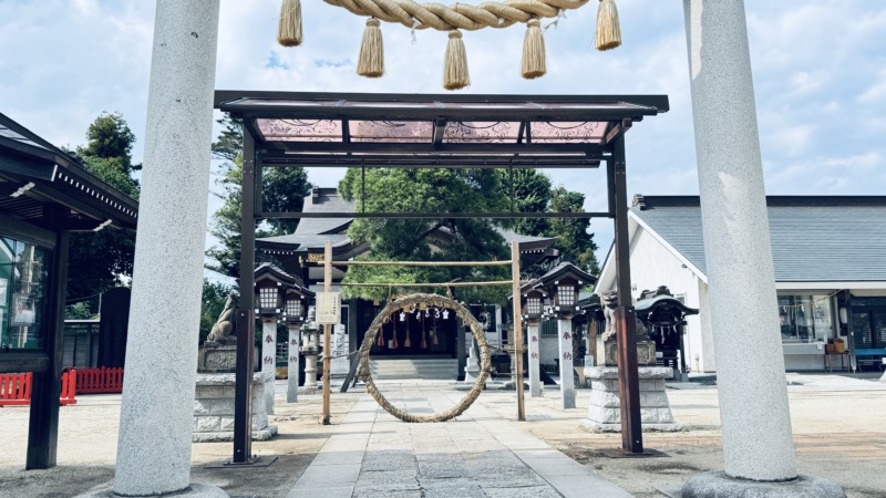 高靇神社の茅の輪