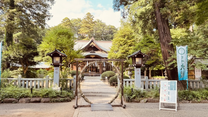 廣幡八幡宮の茅の輪